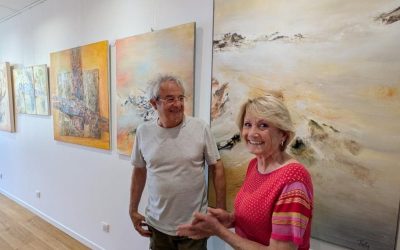 Les toiles de Gabrielle Furlan à découvrir au Garage Gallery